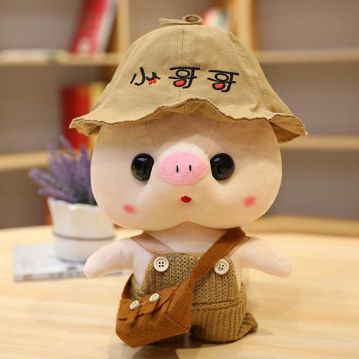 30cm Cartoon Dress Up Pig Cosplay Plush Toys Stuffed Cute Animals Doll Soft Pillow - ZEYTONCART