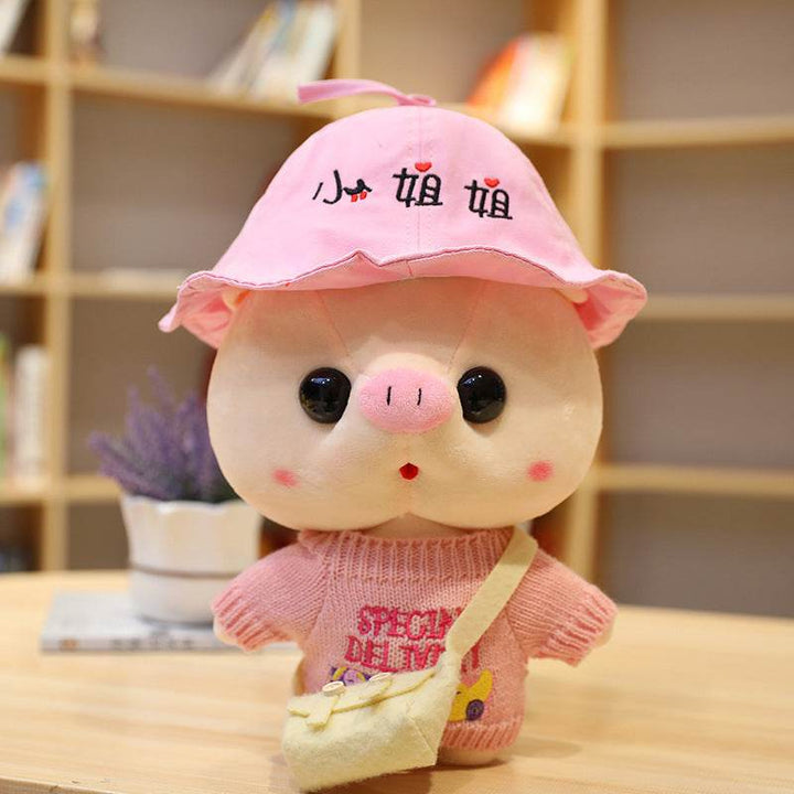 30cm Cartoon Dress Up Pig Cosplay Plush Toys Stuffed Cute Animals Doll Soft Pillow - ZEYTONCART