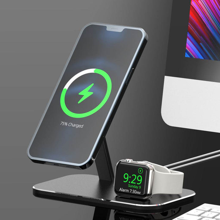 Alloy Storage Base Data Cable Accessories Watch Charging Stand - ZEYTONCART