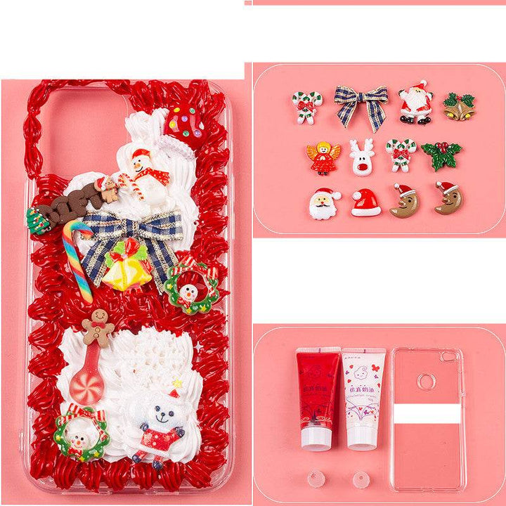 Diy Cream Gel Mobile Phone Case Set Cute Element Resin Accessories - ZEYTONCART