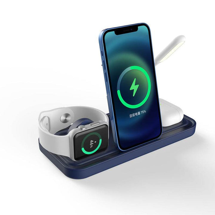 Compatible with Apple, Iphone 11Pro Xsmax Pwatch Watch Fan Charger For Five In One Wireless Charging - ZEYTONCART