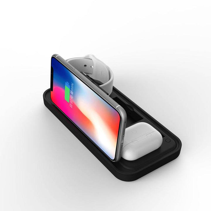 Compatible with Apple, Iphone 11Pro Xsmax Pwatch Watch Fan Charger For Five In One Wireless Charging - ZEYTONCART