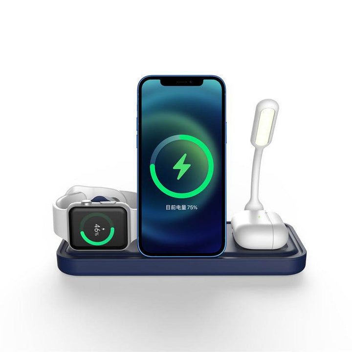 Compatible with Apple, Iphone 11Pro Xsmax Pwatch Watch Fan Charger For Five In One Wireless Charging - ZEYTONCART