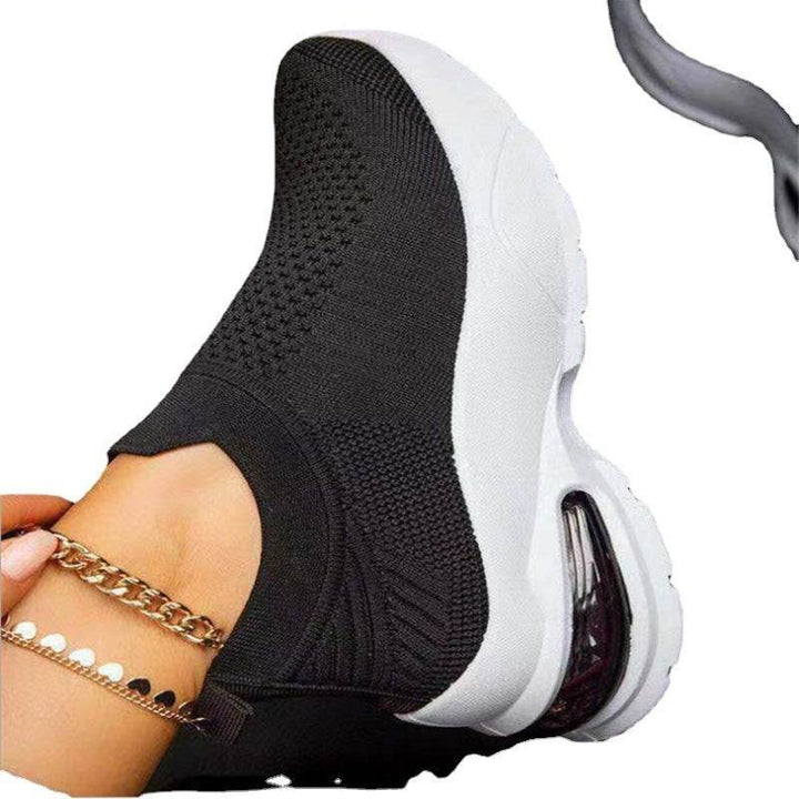 White Sneakers for Women Sports Shoes Vulcanize Female Sock Summer Sneakers Trainers Casual - ZEYTONCART