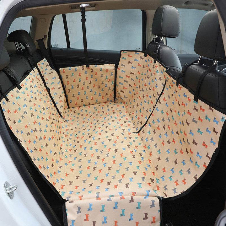 Dog Car Mats, Dog Mats, Golden Retriever Pet Dog Cushions, Rear Car Mats, Waterproof And Dirt-Resistant Car Pet Seat Covers - ZEYTONCART