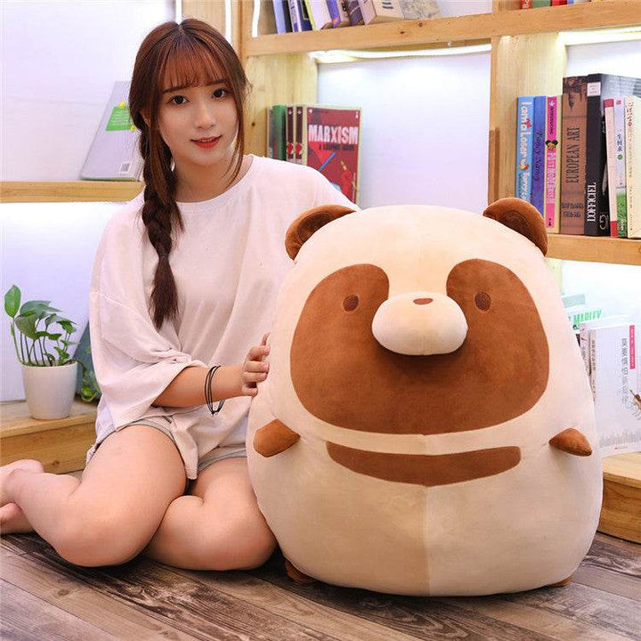 New Anime Cartoon Raccoon And Fox Plush Toys Zabawki Cute Pillow Peluche Baby Toy Soft Padded Cushion Stuffed Animals Home Decor - ZEYTONCART