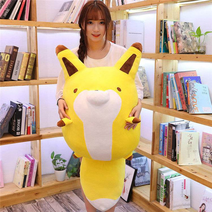 New Anime Cartoon Raccoon And Fox Plush Toys Zabawki Cute Pillow Peluche Baby Toy Soft Padded Cushion Stuffed Animals Home Decor - ZEYTONCART