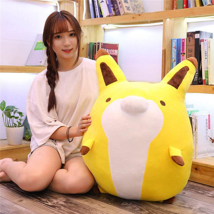 New Anime Cartoon Raccoon And Fox Plush Toys Zabawki Cute Pillow Peluche Baby Toy Soft Padded Cushion Stuffed Animals Home Decor - ZEYTONCART
