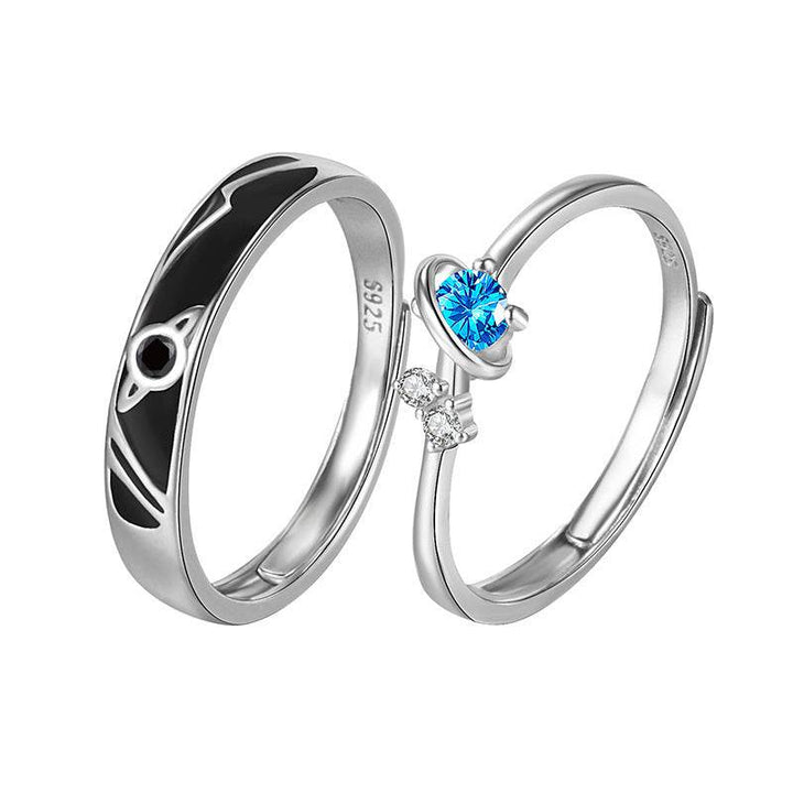 Dream Planet Couple Rings Fashion Personality Rings Men and Women Rings - ZEYTONCART