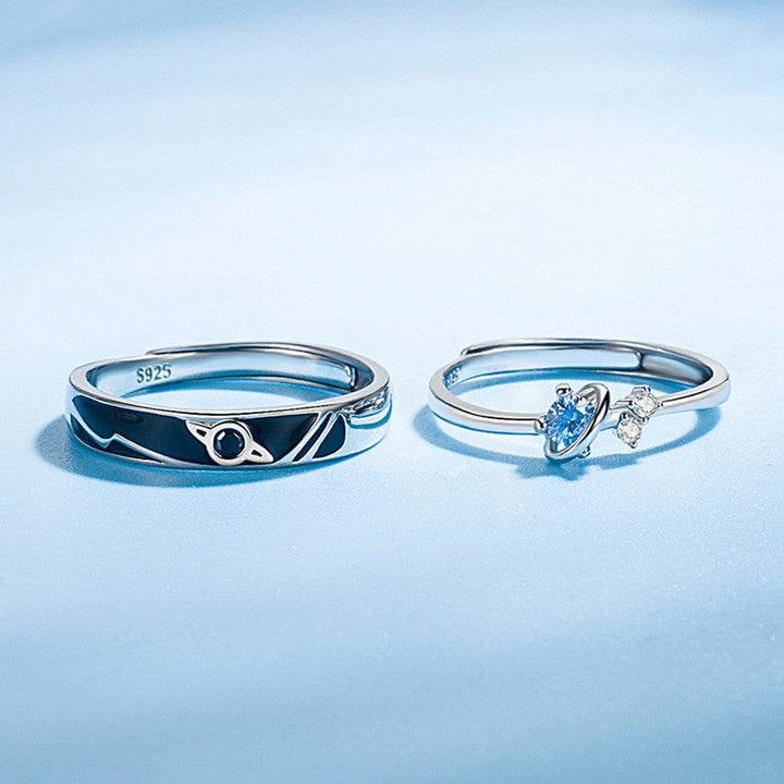 Dream Planet Couple Rings Fashion Personality Rings Men and Women Rings - ZEYTONCART