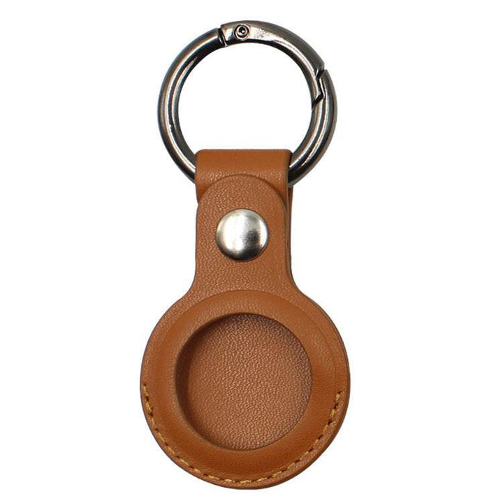 Compatible with Apple, Tracker Protective Cover Locator Anti-Lost Bag Close-Fitting Airtag Leather Case Keychain Manufacturer - ZEYTONCART