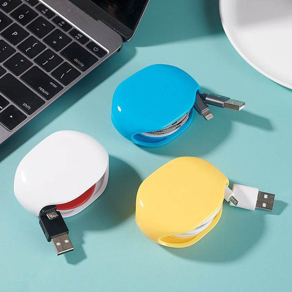 Headphone Cable Organizer, Automatic Recovery Cable Take-Up,Automatic Shrinkage Storage Box - ZEYTONCART