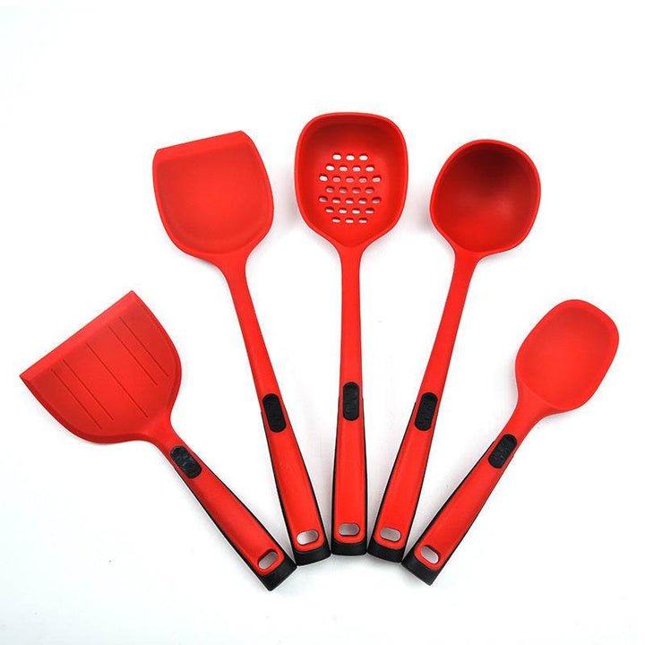Non-Stick Cooking Spoon And Spatula Kitchen Utensils Silicone Kitchenware Set - ZEYTONCART