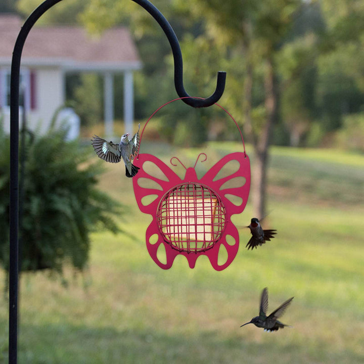 Outdoor Metal Automatic Bird Feeder Balcony Hanging Feeder - ZEYTONCART