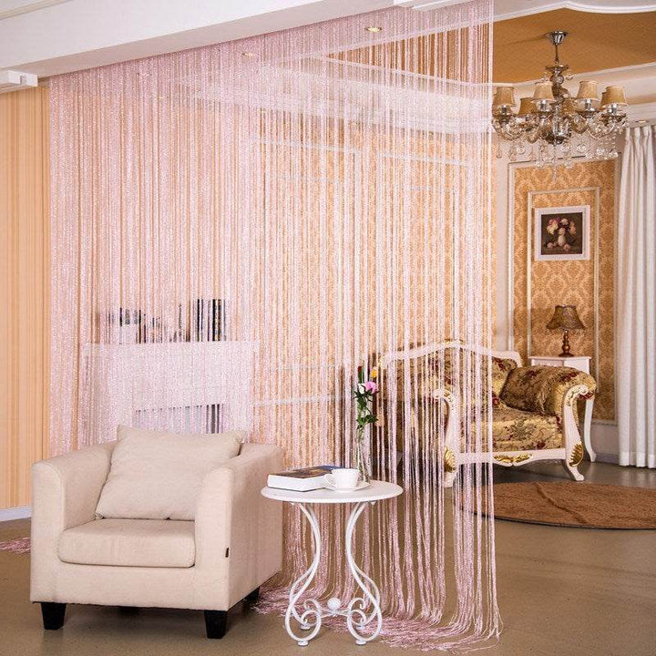 Door Curtain Dilver Thread Curtain Partition Curtain Hanging Curtain Window Screen - ZEYTONCART