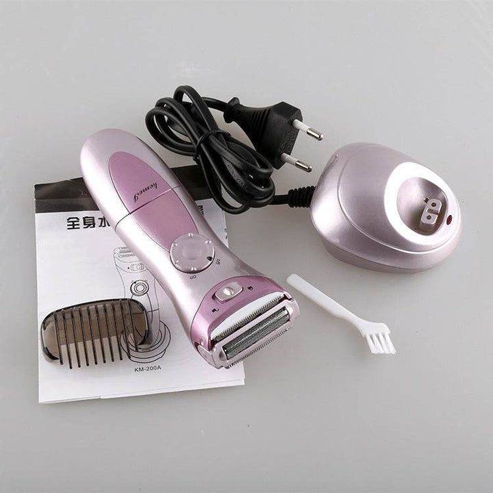 Household Rechargeable Waterproof Electric Ladies Hair Razor Plucker Razor - ZEYTONCART