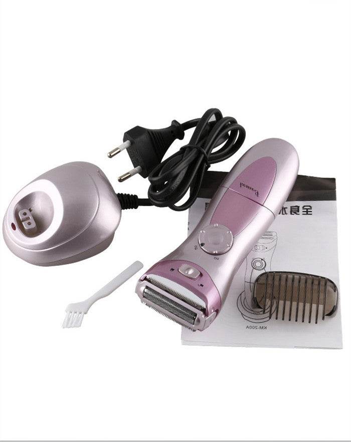 Household Rechargeable Waterproof Electric Ladies Hair Razor Plucker Razor - ZEYTONCART