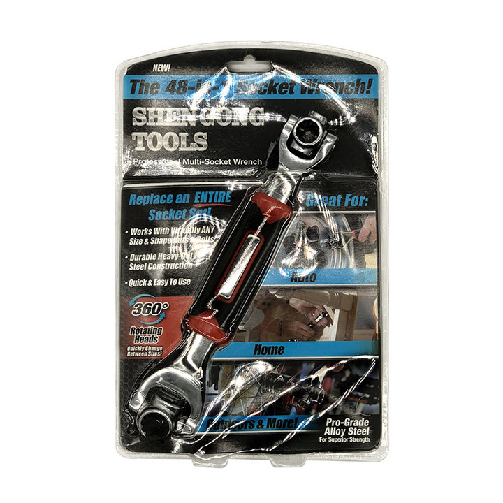 Multifunctional 48-In-One 360 Degree Rotatable Wrench Non-Slip Wrench - ZEYTONCART