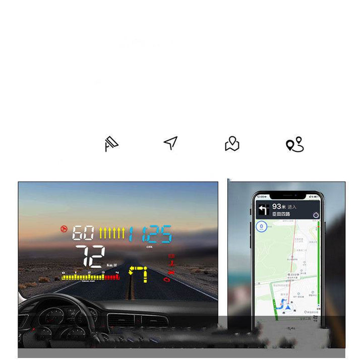 Automobile Obd Speed Navigation Integrated Projector Hud Head-Up Display - ZEYTONCART