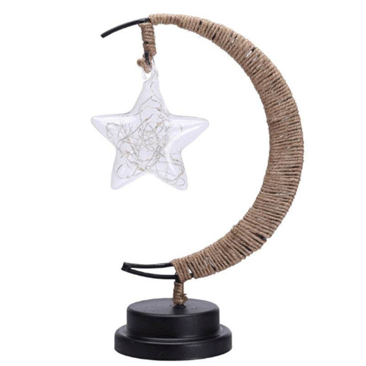 Led Modeling Lights Star Moon AppleChristmas Decoration Lights - ZEYTONCART