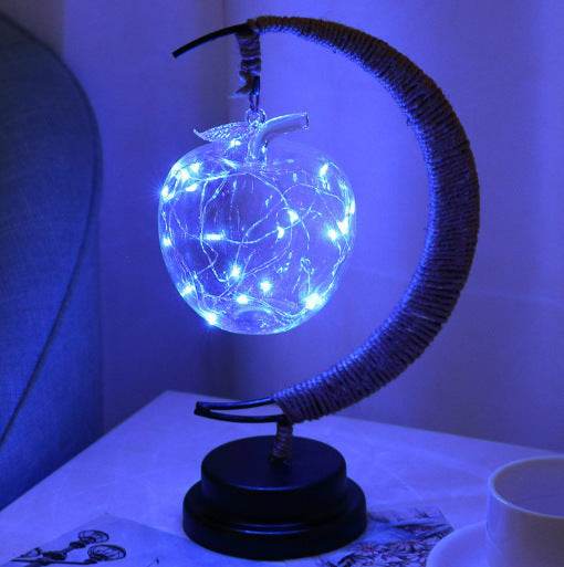 Led Modeling Lights Star Moon AppleChristmas Decoration Lights - ZEYTONCART