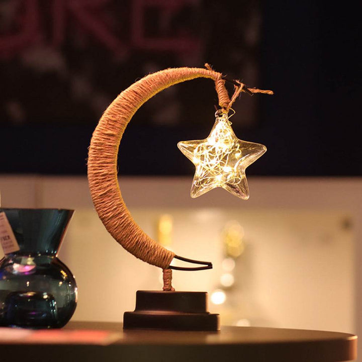 Led Modeling Lights Star Moon AppleChristmas Decoration Lights - ZEYTONCART