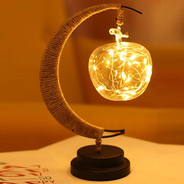 Led Modeling Lights Star Moon AppleChristmas Decoration Lights - ZEYTONCART
