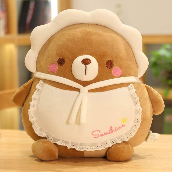 Stuffed Soft Bear Chick Plush Toys Cartoon Animals Penguin Pig Seal Pillow Kids Doll Cushion Children Gift - ZEYTONCART