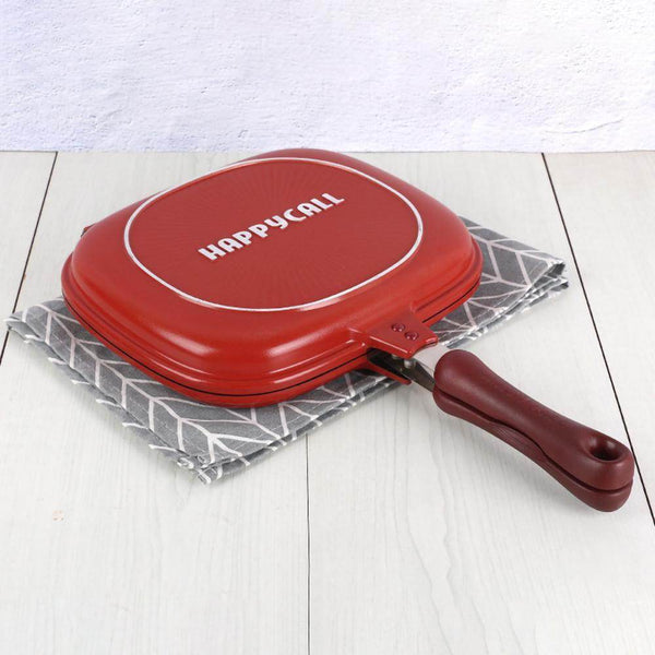 Barbecue Frying-Pan Cooking-Tool Non-Stick Double-Sided Cookware Outdoor And 28CM - ZEYTONCART