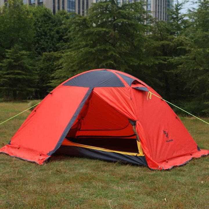 Outdoor Camping Camping Double-layer Aluminum Pole Tent - ZEYTONCART