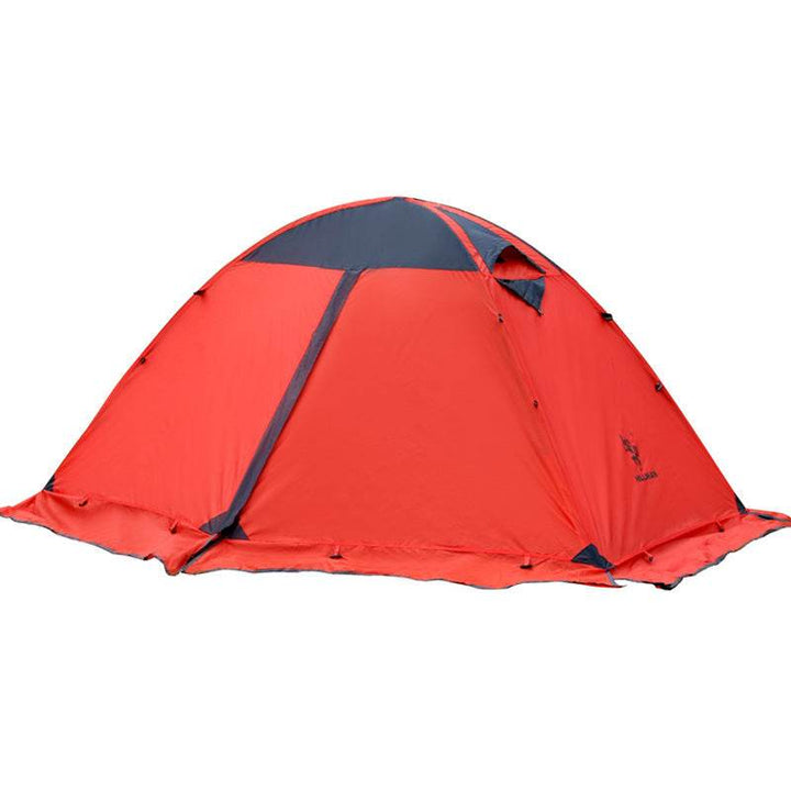 Outdoor Camping Camping Double-layer Aluminum Pole Tent - ZEYTONCART