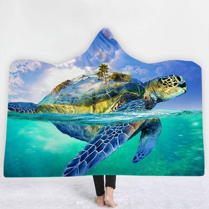 Hooded Blanket Cloak Blanket Thick Blanket - ZEYTONCART