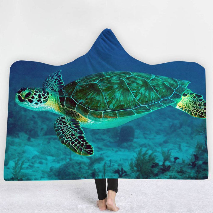 Hooded Blanket Cloak Blanket Thick Blanket - ZEYTONCART