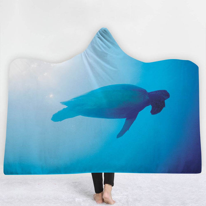 Hooded Blanket Cloak Blanket Thick Blanket - ZEYTONCART