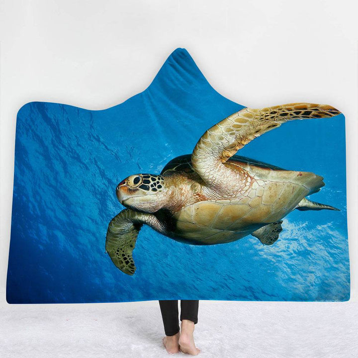 Hooded Blanket Cloak Blanket Thick Blanket - ZEYTONCART