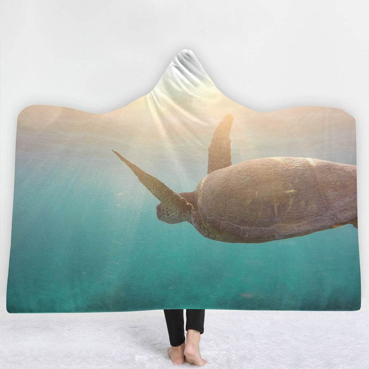 Hooded Blanket Cloak Blanket Thick Blanket - ZEYTONCART