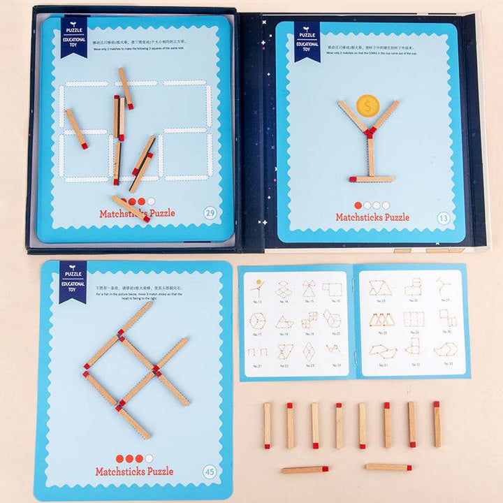 Thinking Match Montessori Children's Educational Toys Wooden Toys Early Education Toys - ZEYTONCART