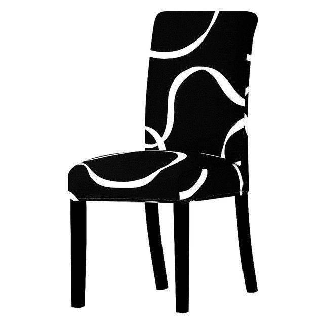Printed Stretch Chair Cover Big Elastic Seat Chair Covers - ZEYTONCART