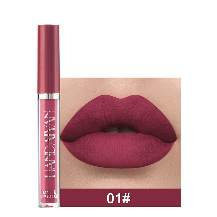 Matte Non-stick Cup Lip Gloss, Non-fading Matte Liquid Lipstick - ZEYTONCART