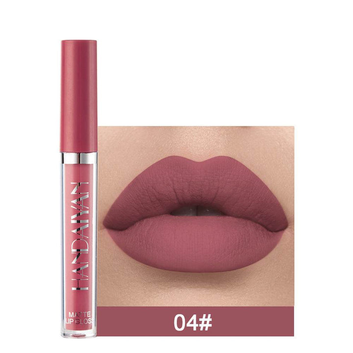 Matte Non-stick Cup Lip Gloss, Non-fading Matte Liquid Lipstick - ZEYTONCART