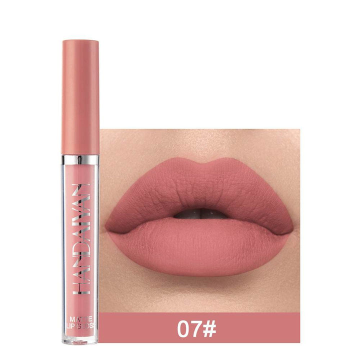 Matte Non-stick Cup Lip Gloss, Non-fading Matte Liquid Lipstick - ZEYTONCART