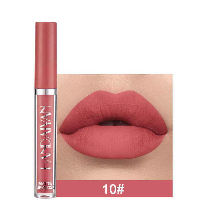 Matte Non-stick Cup Lip Gloss, Non-fading Matte Liquid Lipstick - ZEYTONCART