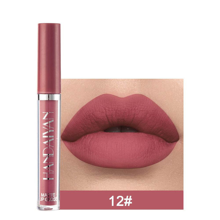 Matte Non-stick Cup Lip Gloss, Non-fading Matte Liquid Lipstick - ZEYTONCART