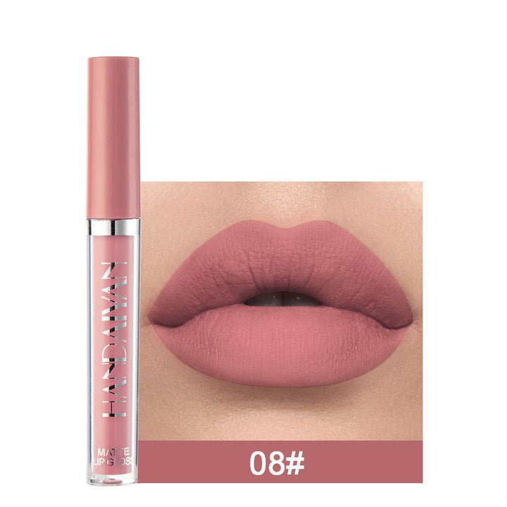 Matte Non-stick Cup Lip Gloss, Non-fading Matte Liquid Lipstick - ZEYTONCART