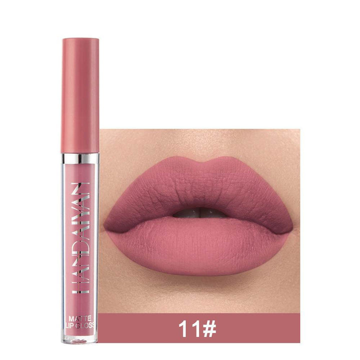 Matte Non-stick Cup Lip Gloss, Non-fading Matte Liquid Lipstick - ZEYTONCART