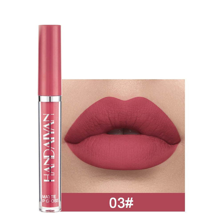Matte Non-stick Cup Lip Gloss, Non-fading Matte Liquid Lipstick - ZEYTONCART