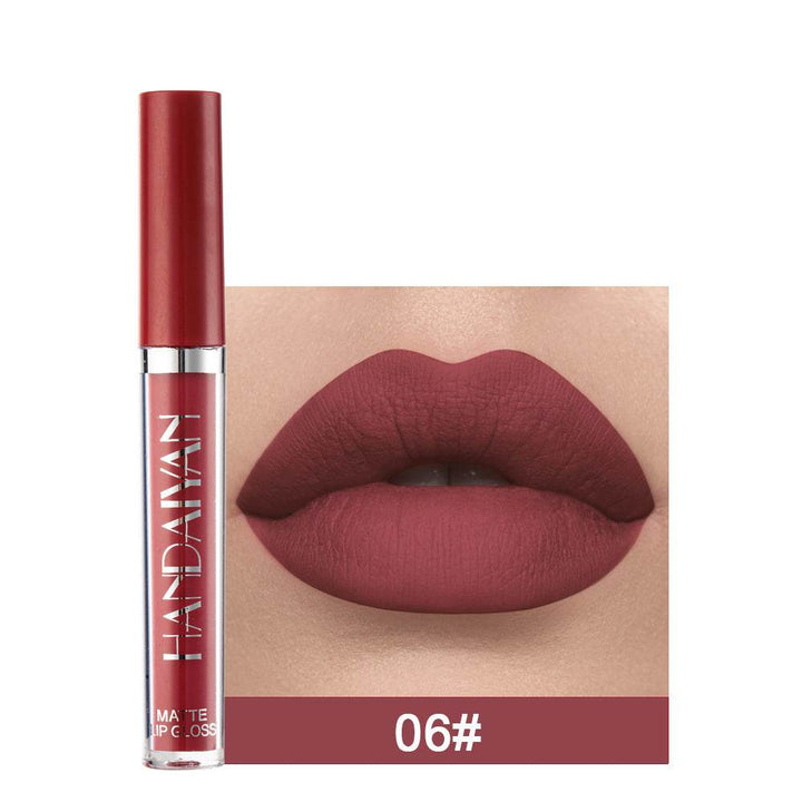 Matte Non-stick Cup Lip Gloss, Non-fading Matte Liquid Lipstick - ZEYTONCART