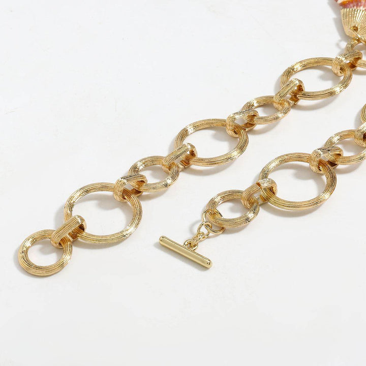 Alloy Shell OT Buckle Necklace European And American Travel Style Accessories - ZEYTONCART