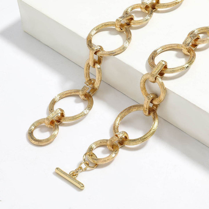 Alloy Shell OT Buckle Necklace European And American Travel Style Accessories - ZEYTONCART