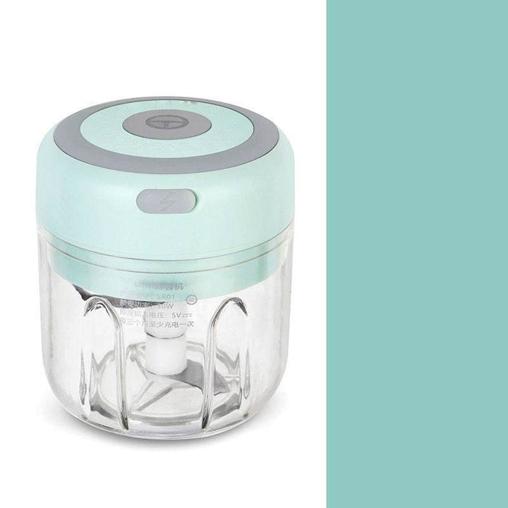 Mini Electric Garlic Chopper USB Charging Ginger Masher Machine Sturdy Durable Chili Vegetable Crusher Kitchen Tool - ZEYTONCART